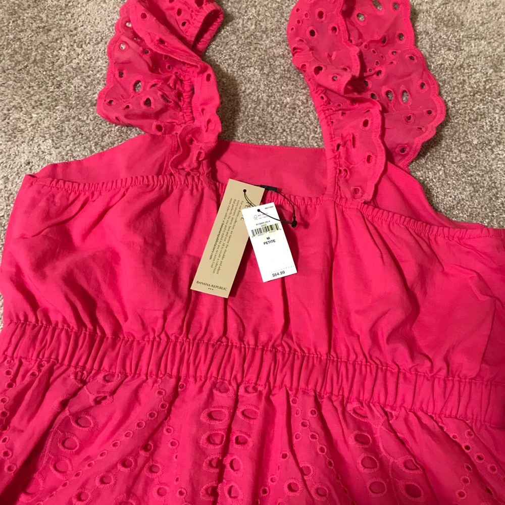 Pink top by Banana Republic